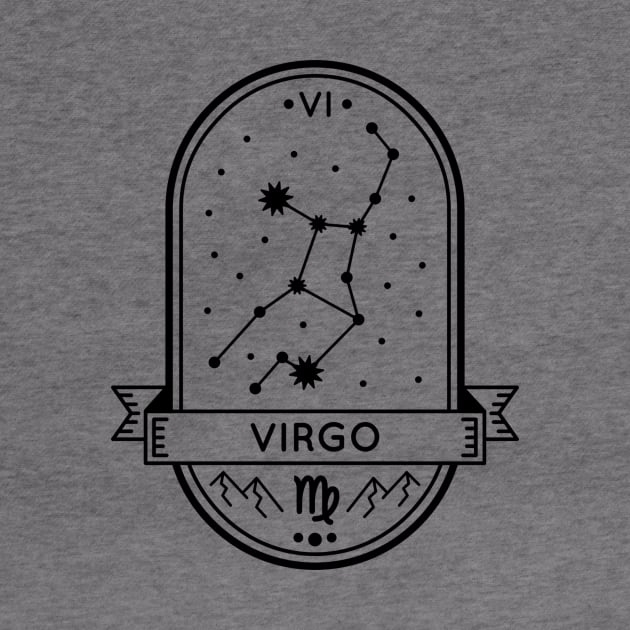 Virgo Birthday constellation by Positively Petal Perfect 